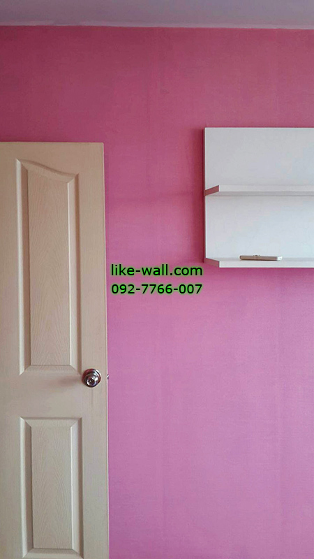 ตัวอย่างจากทางร้าน ติดวอลเปเปอร์ ย่านสุขุมวิท ที่คอนโด ซิตี้ โฮม City Home