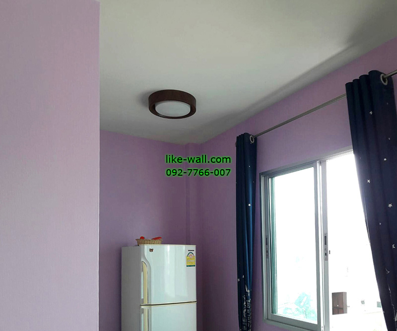 ผลงานติดตั้งวอลเปเปอร์จากทางร้าน ติดตั้งที่ ซอยสุขสวัสดิ์ 76