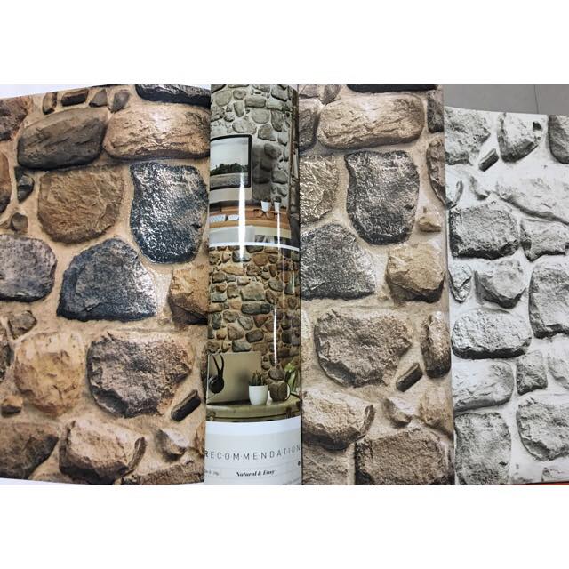 wallอิฐ เกาหลี3D ใหญ่15ตรม กว้าง1.06ม ยาว15.6ม L