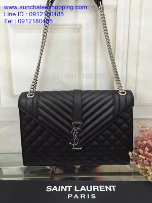 Saint Laurent Paris leather shoulder bag Top Hiend Size 32 cm งานหนังแท้ สวยเหมือนแท้ งานคุณภาพดีน่าใช้