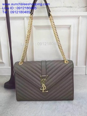 Saint Laurent Paris leather shoulder bag Top Hiend Size 32 cm งานหนังแท้ สวยเหมือนแท้ งานคุณภาพดีน่าใช้