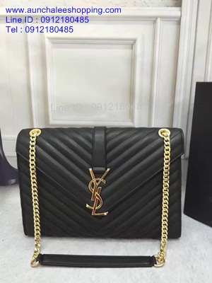 Saint Laurent Paris leather shoulder bag Top Hiend Size 32 cm งานหนังแท้ สวยเหมือนแท้ งานคุณภาพดีน่าใช้
