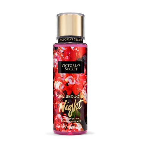 Victoria's Secret Pure Seduction Night Fragrance Mist 250 ml. สเปร์ยน้ำหอม ให้ความหอมรัญจวนใจ กลิ่นติดทนนาน 7-12 ชั่วโมง กลิ่นยอดฮิตขายดีสุดๆ รุ่นพิเศษปรับกลิ่นเดิมให้กลิ่นชัดเหมาะสำหรับใช้ออกงานกลางคืน แต่ยังคงแนวโทนฟรุ๊ตตี้ หอมแนวผลไม้ 