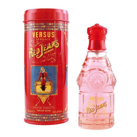 Versace Red Jeans For Woman Eau De Toilette Spray 75ml. น้ำหอมแนวกลิ่น Fruity-Floral Rose-Powdery น้ำหอมกลิ่นกุหลาบ สดชื่น สดใส กับกลิ่นหอมสุดเย้ายวน มอบความหอมที่แสนประทับให้กับคนรอบข้าง