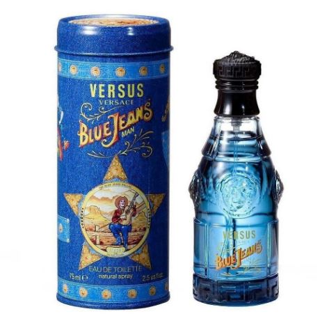 Versace Versus Blue Jeans Eau De Toilette Spray 75ml. น้ำหอมแนวกลิ่นหอมคลาสสิก กลิ่นหอมอบอุ่น ให้ความรู้สึกสง่างาม โทนกลิ่นเปลือกไม้ความนุ่มนวล หอมเย็นสดชื่น มีชีวิตชีวา มั่นใจ มีสไตล์ ในแบบที่เป็นตัวเอง