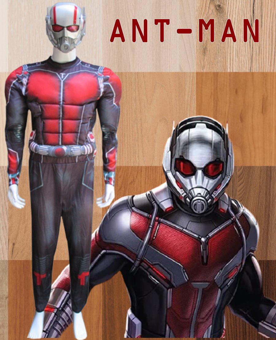 ++พร้อมส่ง++ชุดAntman ชุดแอนด์แมนมัดกล้าม Ant Man เหมาะกับความสูง 168-185 cm.