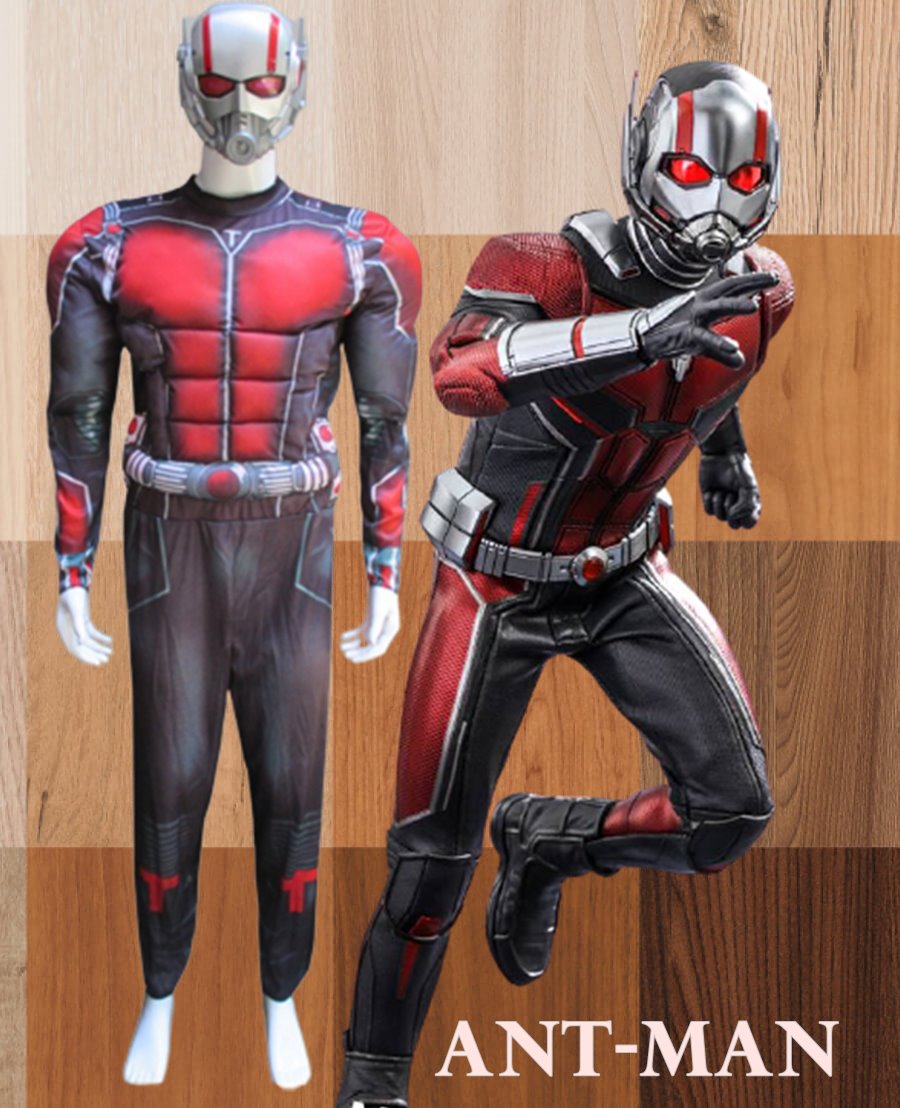 ++พร้อมส่ง++ชุดAntman ชุดแอนด์แมนมัดกล้าม Ant Man เหมาะกับความสูง 168-185 cm.