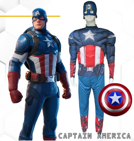 ++พร้อมส่ง++ชุดกัปตันอเมริกา captain america ชุด ชุด+หน้ากาก+โล่ห์ ชุดกัปตันอเมริกาอเวนเจอร์ เหมาะกับความสูง 168-185 cm.