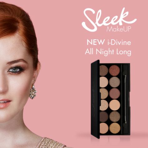 **พร้อมส่ง**Sleek i-Divine Eyeshadow Palette All Night Long พาเลทอายเชโดว์ 12 สี โทนนู้ดน้ำตาลทอง สมชื่อมากๆค่ะ All Night long ชิมเมอร์ระยิบระยับสะดุดตาทั้งคืน สวยมากๆต่ะ ชิมเมอร์สีสวยติดทนนาน เนื้อแน่น ปาดสีออกมาสวยมากค่ะ คม ชัด เกลี่ยง่ายเนื้อเนียน ไม่เ