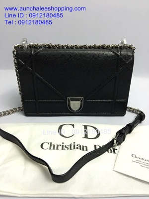 Christian Diorama leather bag Top Hiend size 25 cm งานหนังแท้ งานคุณภาพดี สวยน่าใช้มากๆคะ
