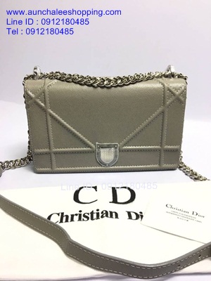 Christian Diorama leather bag Top Hiend size 25 cm งานหนังแท้ งานคุณภาพดี สวยน่าใช้มากๆคะ