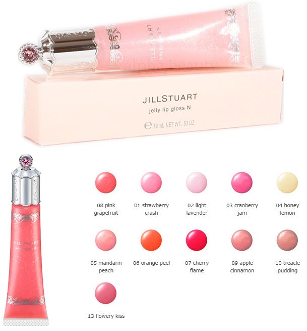 **พร้อมส่ง**Jill Stuart Jelly Lip Gloss N 16ml. ลิปกลอสที่ให้สีสันโปร่งแสงเข้มข้นด้วยออยล์ใสที่เงาวาวเป็นพิเศษ ช่วยกักเก็บความชุ่มชื้นได้ยาวนาน พร้อมคุณสมบัติให้ความชุ่มชื้นอย่างเข้มข้น กระจายตัวอย่างเรียบเนียนและบางเบาเพื่อการเกลี่ยที่แนบสนิท ติดแน่นเป็น