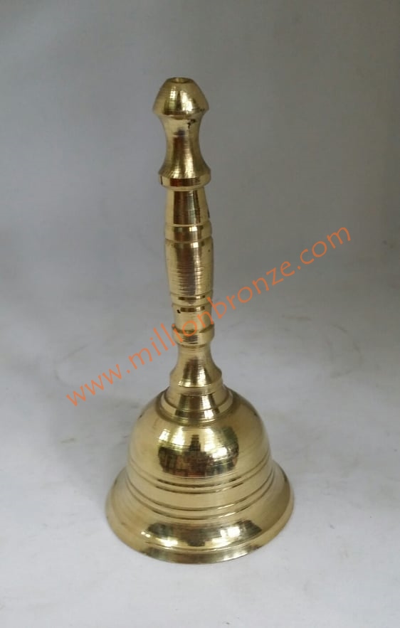 HB004 กระดิ่งทองเหลืองกว้าง 2 นิ้ว Bronze Handbell