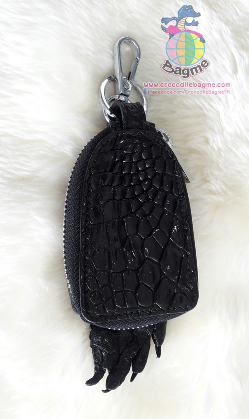 พร้อมส่ง กระเป๋าพวงกุญแจจระเข้ ซิปรอบติดขา