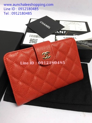 Chanal caviar wallet งาน original หนังแท้นิ่มสวย งานคุณภาพดี งานสวยเหมือนแท้