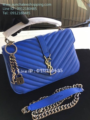 Saint Laurent Paris leather shoulder bag Top Hiend Size 25 cm งานหนังแท้ งานสวยเหมือนแท้ 