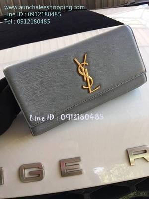 Saint Laurent Paris leather Clutch Top Hiend Size 27 cm งานหนังแท้ งานสวยเหมือนแท้ 