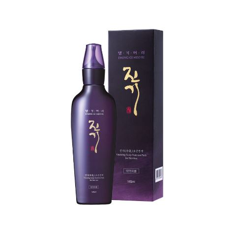 Daeng Gi Meo ri Vitalizing Scalp Nutrition Pack For Hair-Loss 145ml. ทรีตเม้นต์บำรุงรากผมป้องกันผมร่วง กระตุ้นการเกิดใหม่ของเส้นผม อุดมไปด้วยส่วนผสมของสมุนไพรเกาหลีน้า ที่จะช่วยฟื้นฟู และบำรุงเส้นผม และหนังศีรษะได้เป็นอย่างดี