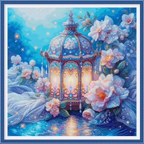 Flower and lantern (พิมพ์ลาย)