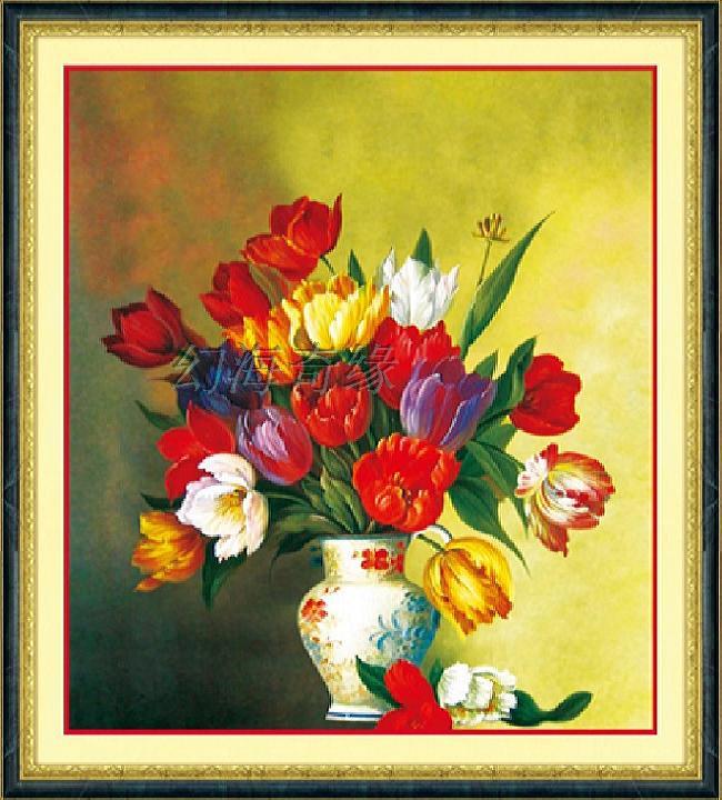 Tulip Vase (พิมพ์ลาย)