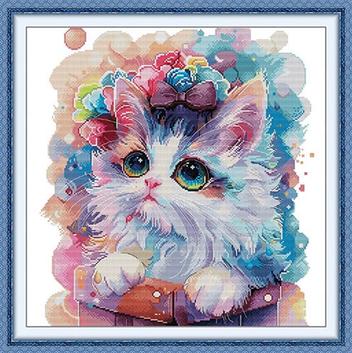 Colorful kitty (ไม่พิมพ์/พิมพ์ลาย)