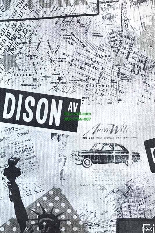 วอลเปเปอร์ ลายอักษร สีดำ