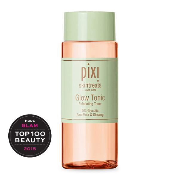 ** พร้อมส่ง**Pixi Glow Tonic Exfoliating Toner 5% Glycolic Acid โทนเนอร์ตัวเลิฟของโมเมพาเพลิน ตัวนี้ดังมากที่อังกฤษ โทนเนอร์ ให้ผิวกระจ่างใส ด้วยส่วนผสมของ glycolic 5% , aloe Vera และ Ginseng ช่วยทำหน้าที่ผลัดเซลล์ผิวที่ตายให้หลุด ทำให้หน้าดูโกลวกระจ่างใส