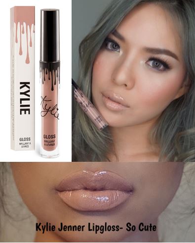 *พร้อมส่ง*Kylie Gloss Brillant - So Cute ขนาด 2.60 ml. ลิปกรอสปากเจ่อแบบเต็มอิ่ม เซ็กซี่ขั้นสุดเน้นโทนสีนู้ดๆ ที่ทาแล้วเซ็กซี่สไตล์ไคลี่ เนื้อลิปไม่หนึบจนเหนียวปาก สีเกลี่ยไปเนียนกับริมฝีปาก จะทาเดี่ยวๆก็สวย หรือจะใช้ทับสีลิปก็ได้ค่ะ มีความวาว แต่ติดทนน