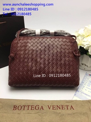 Bottega Veneta leather crossbody bag Top Hiend  งานหนังแท้ รายละเอียดสวยเหมือนแท้ 
