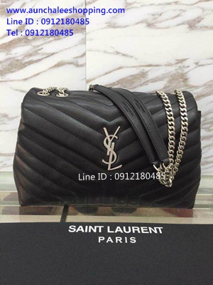 Saint Laurent Paris leather shoulder bag Top Hiend Size 32 cm หนังนิ่มสวย งานสวยเหมือนแท้ 