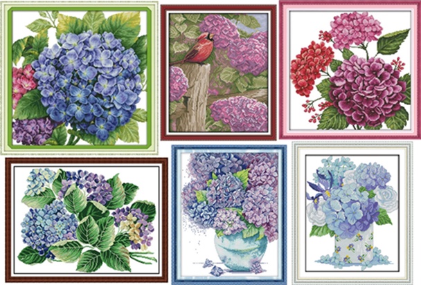 Hydrangea (ไม่พิมพ์/พิมพ์ลาย)