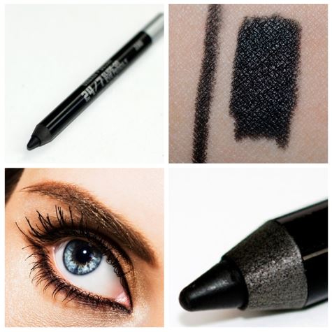 Urban Decay 24/7 GLIDE-ON Eye Pencil ขนาดทดลอง 0.8g. สี Perversion สีดำ ดินสอเขียนขอบตาเนื้อครีมที่ติดทนนานและกันน้ำ สามารถเกลี่ยให้กลมกลืนได้ง่ายโดยไม่ลบเลื่อนระหว่างวัน อ่อนโยนต่อดวงตาด้วยด้วยโจโจ้บา ออยล์ (jojoba oil) วิตามินอี (vitamin E) 