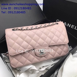 Chanal classic original leather size 25 cm งานสวยเหมือนแท้มากที่สุด 