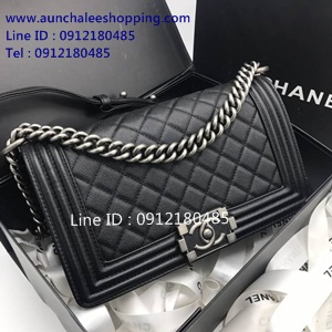 Chanal boy original leather size 25 cm งานสวยเหมือนแท้มากที่สุด งานเป๊ะสุดๆ