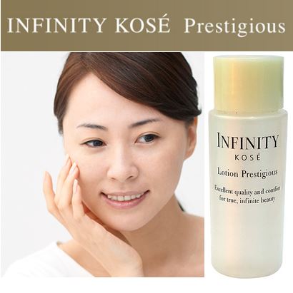 KOSE Infinity Lotion Prestigious ขนาดทดลอง 30 ml. โลชั่นสุดหรูเพื่อปกป้องริ้วรอยแห่งวัย เนื้อนุ่มลื่นดุจเซรั่ม ที่บันดาลผลลัพท์แห่งผิวเปล่งปลั่งและตึงกระชับ