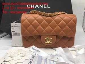 Chanal classic original leather size 8" งานหนังแท้ งานสวยเหมือนแท้