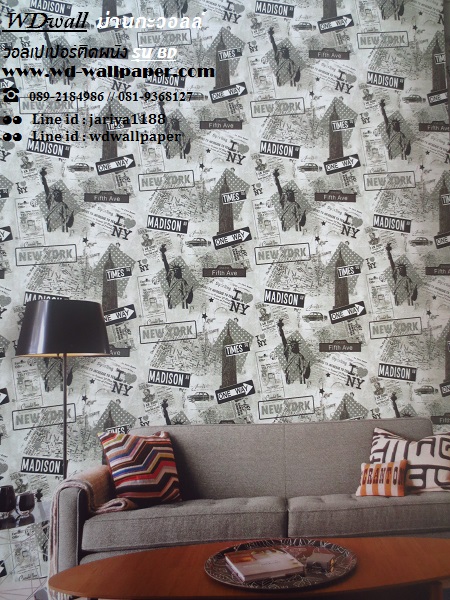 แต่งผนังบ้านให้สวย ด้วยวอลเปเปอร์ติดผนัง หลากหลายสไตล์ By wdwall