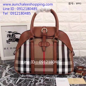 Burberry leather shoulder bag Top Hiend size 33 cm หนังแท้คุณภาพดีน่าใช้ งานสวยเหมือนแท้