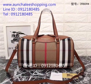 Burberry leather shoulder bag Top Hiend size 33 cm หนังแท้คุณภาพดีน่าใช้ งานสวยเหมือนแท้