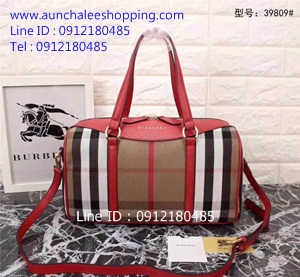 Burberry leather shoulder bag Top Hiend size 33 cm หนังแท้คุณภาพดีน่าใช้ งานสวยเหมือนแท้