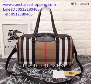 Burberry leather shoulder bag Top Hiend size 33 cm หนังแท้คุณภาพดีน่าใช้ งานสวยเหมือนแท้