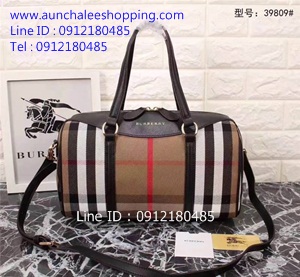 Burberry leather shoulder bag Top Hiend size 33 cm หนังแท้คุณภาพดีน่าใช้ งานสวยเหมือนแท้