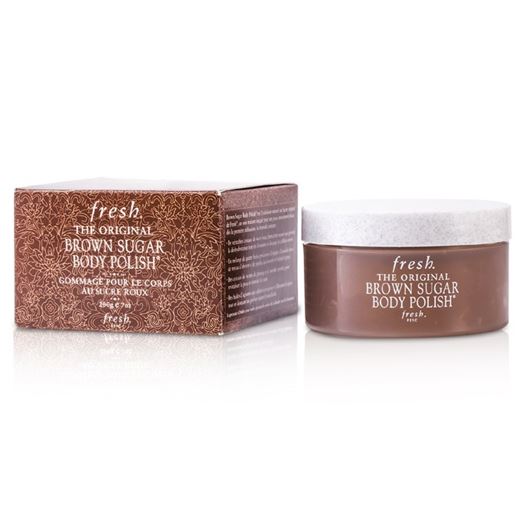 Fresh Brown Sugar Body Polish 200g. ผลิตภัณฑ์ขัดผิวกายสูตรต้นตำหรับ ด้วยส่วนผสมของน้ำตาลจากธรรมชาติ ที่มีประสิทธิภาพเหนือกว่าผลิตภัณฑ์ขัดผิวชิ้นไหนๆ เผยผิวที่นุ่มเนียนขึ้นอย่างอัศจรรย์