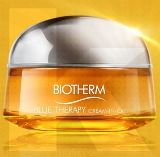 Biotherm Blue Therapy Cream-In-Oil ขนาดทดลอง 15ml. ครีมบำรุงผิวสีทองล้ำค่าดุจน้ำผึ้งบริสุทธิ์ มอบความเบาสบายผิวทันทีที่ใช้ ฟื้นบำรุงความร่วงโรยของผิว มอบผิวดูกระชับขึ้น ริ้วรอยดูลดเลือนลงอย่างเห็นได้ชัด ผิวดูเปล่งปลั่งกระจ่างใสขึ้น