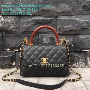 Chanal coco original leather size 23 cm งานสวยเหมือนแท้มากที่สุด 