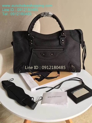 Balenciaga city size 38 cm งาน ออริจินอล งานหนังแท้ ยิ่งใช้หนังยิ่งเหมือนแท้