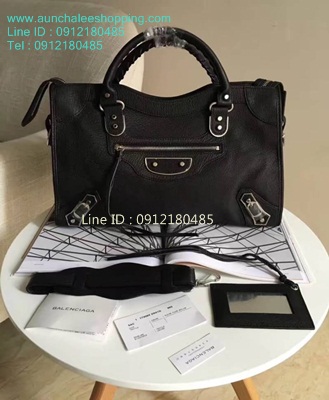 Balenciaga city size 38 cm งาน ออริจินอล งานหนังแท้ ยิ่งใช้หนังยิ่งเหมือนแท้
