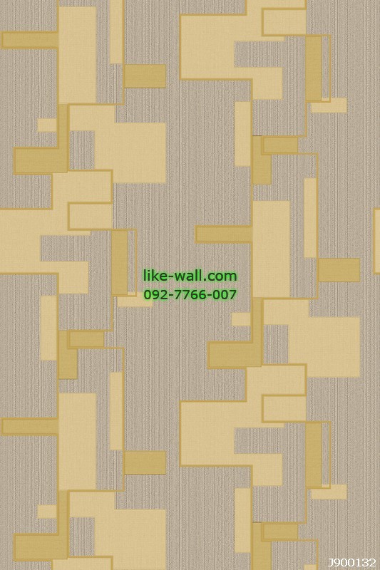 วอลเปเปอร์ลายเส้นตรง สีเหลืองทอง