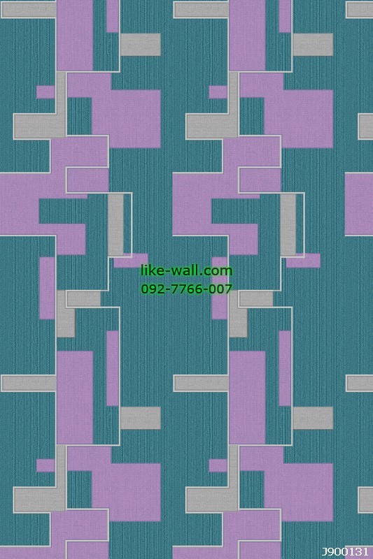 วอลเปเปอร์ลายเส้นตรง สีเขียว