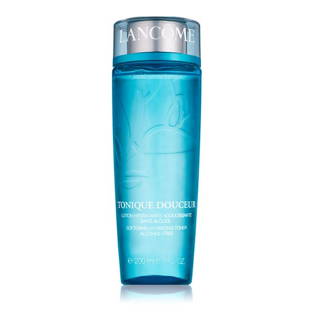 Lancome Tonique Douceur Softening Hydrating Toner Alcohol-Free 200ml. โทนเนอร์โลชั่นที่มีสารสกัดจากพืชพรรณธรรมชาติ ปราศจากแอลกอฮอล์ เพิ่มคุณค่าของสารสกัดจากพืชพรรณธรรมชาติ เพื่อให้ผิวเนียนนุ่มชุ่มชื่นแลดูอ่อนวัย เนียนนุ่มน่าทะนุถนอม เนื้อโลชั่